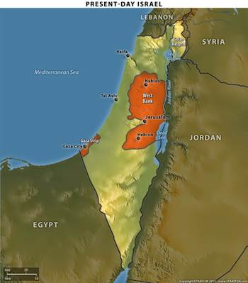 Israel's Present-Day Borders