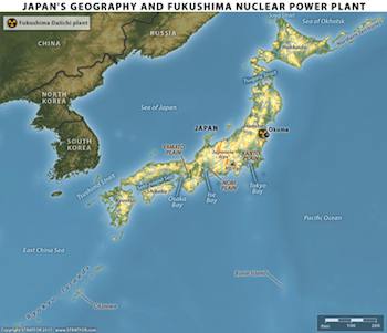 apan's Geography and Fukushima Nuclear Plant