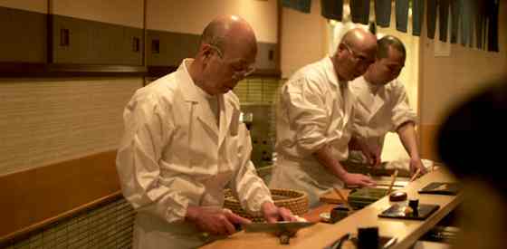 Jiro Ono and Sukiyabashi Ono in Jiro Dreams of Sushi