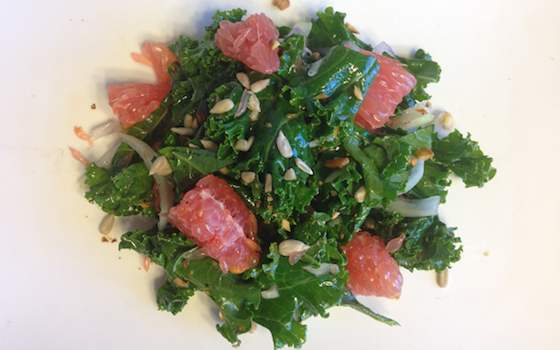 Kale and Grapefruit Salad Recipe