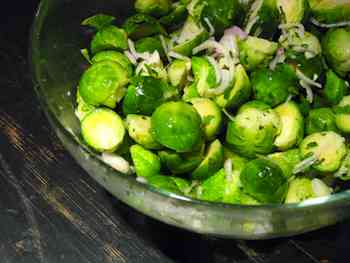 	Lemon-Marinated Brussels Sprouts With Parsley and Shallots -- Amazing Brussels Sprout Recipes  Recipe