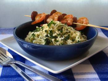 Linguine with Roasted Garlic Cream Recipe