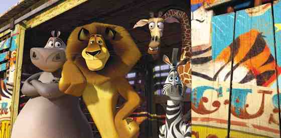 Ben Stiller and Chris Rock in Madagascar 3: Europe's Most Wanted