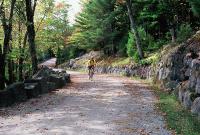 Cycling the carriage roads around Acadia National Park. Maine Acadia National Park