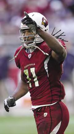 Larry Fitzgerald totaled 9 receptions for 152 yards and three TDs in 32-25 victory over Eagles