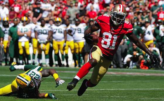 Wide receiver Anquan Boldin of the San Francisco 49ers