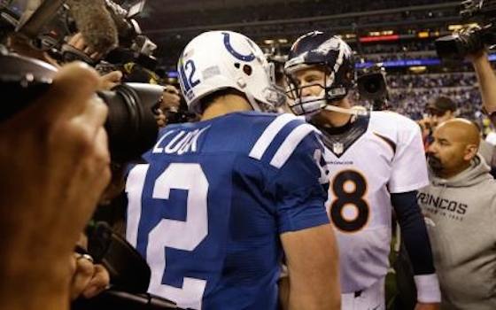 NFL 2014: Andrew Luck vs Peyton Manning