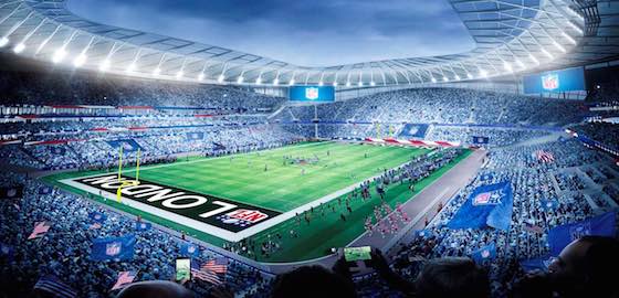 NFL to Play in Tottenham Hotspur's New Stadium