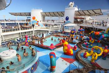 Pool time aboard the Oasis of the Seas - World's Largest Cruise ship Afloat