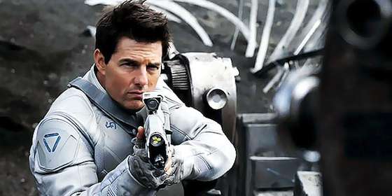 Tom Cruise and Olga Kurylenko  in 'Oblivion'