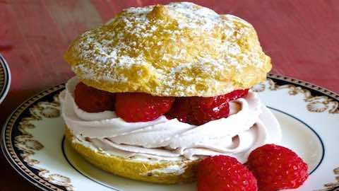 Red Raspberry Cream Puffs Dessert   Recipe