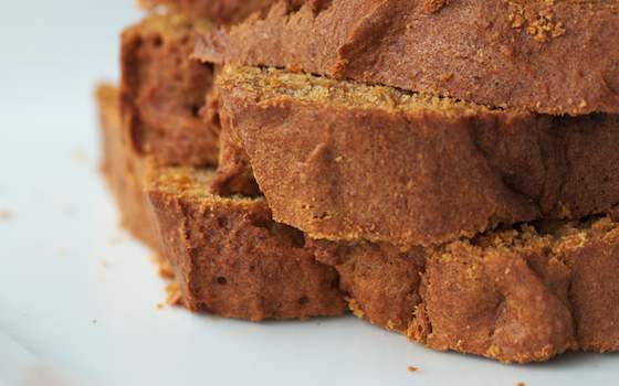 Orange Spiced Pumpkin Bread with Hazelnuts and Cranberries Recipe