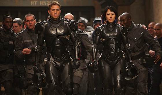 Charlie Day and Charlie Hunnam  in 'Pacific Rim'