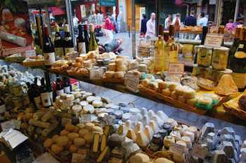 cheese shop on rue des Martyrs features French specialties made by artisans
