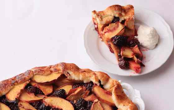 Peach and Blackberry Crostata Recipe