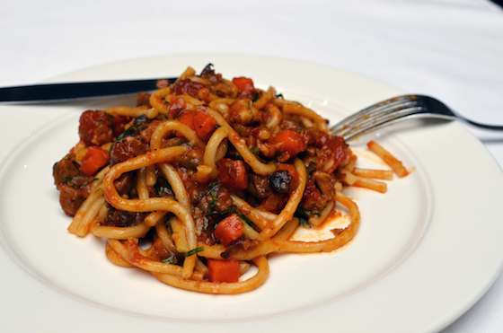 Pici con Sugo d'Agnello (Pici with Lamb Sauce) Recipe