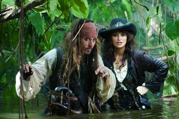 Johnny Depp and Penelope Cruz   in Pirates of the Caribbean: On Stranger Tides