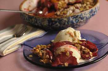 Plum-Ginger Crisp