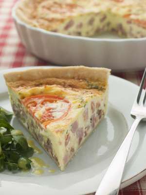 A warm slice of quiche lorraine is the ultimate comfort food