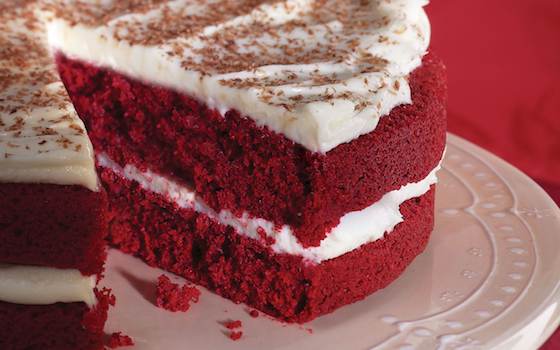 Red Velvet Cake with Cream Cheese Frosting Recipe