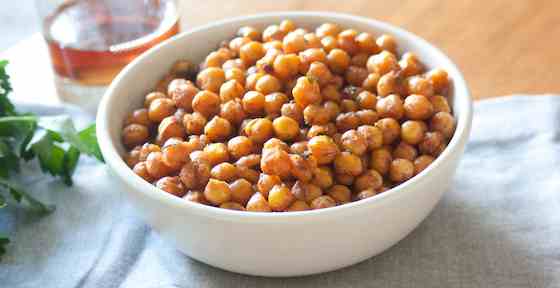 Roasted Curried Chickpeas with Rosemary and Thyme Recipe