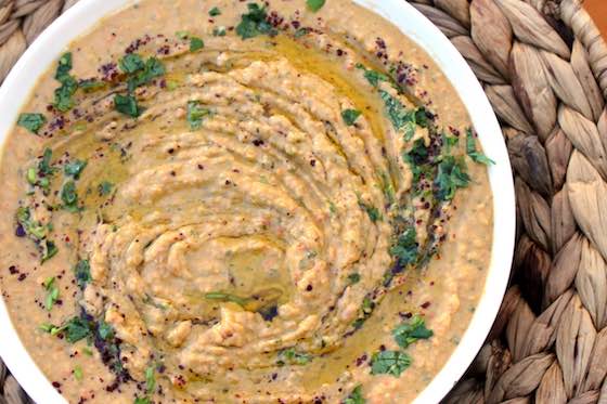 Roasted Red Bell Pepper Hummus With Mint Recipe