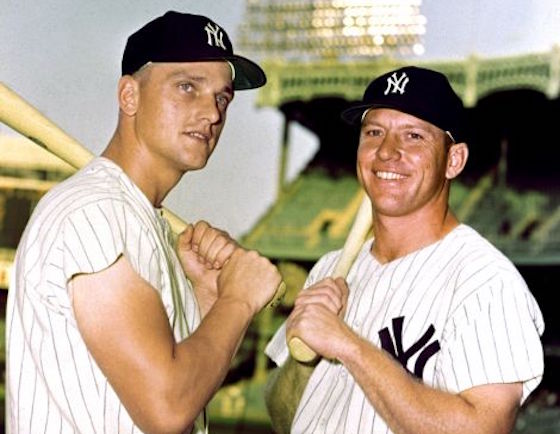 Roger Maris and Mickey Mantle