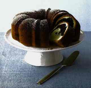 Rum-Scented Marble Bundt Cake