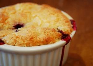 Rustic Berry Cobbler for One Dessert Recipe