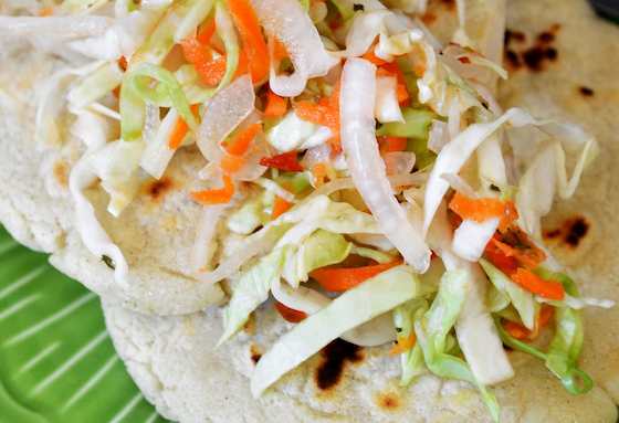 Salvadoran Pupusas con Curtido Recipe