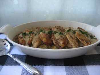 Sauteed Chicken Breasts on a Mushroom Flan recipes