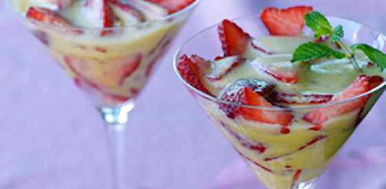 Seductive Strawberry Zabaglione Recipe