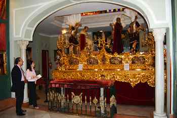 Every Good Friday, this three-ton float, depicting the Sentencing of Christ, is carried through the streets of Sevilla by teams of 48 men. For the rest of the year, it resides here at the Basilica de la Macarena