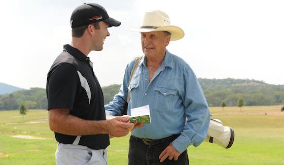 Lucas Black and Robert Duvall in Seven Days in Utopia