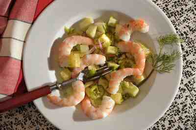Shrimp and Cucumber Salad Recipe