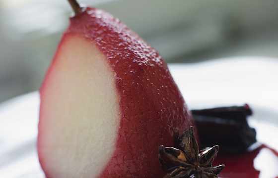 Simple and Sophisticated Poached Pears 
