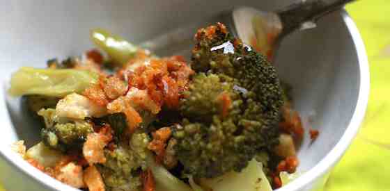 Slow-Cooked Broccoli with Lemon Breadcrumbs Recipe
