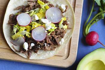 Slow-Cooked Goat Tacos 