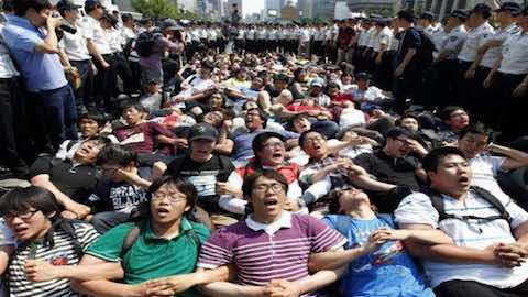 Words of Warning and Encouragement to South Korean Student Protesters