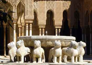 While parts of Spain's Alhambra are still being refurbished, the famous lion statues should be back for public viewing sometime in 2011