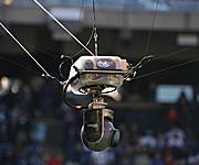 FOX unveiled its overhead camera cable system, called the Field Cam