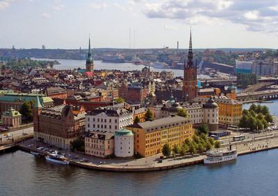Located on the Baltic Sea, Stockholm is one-third water, one-third parks, one-third city