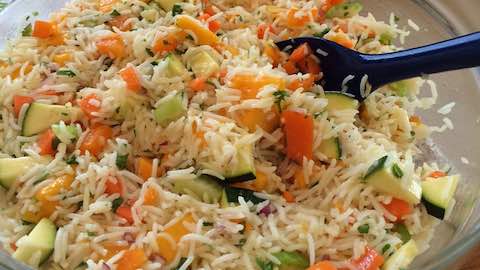 Summer Rice Salad  Recipe