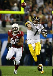 Ben Roethlisberger led final winning drive Cardinals Steelers Super Bowl XLIII Tampa Bay Florida February 1, 2009