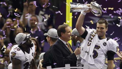 Super Bowl XLVII - Joe Flacco Named Super Bowl MVP