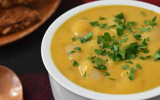 Sweet Potato Lima Bean Soup Recipe