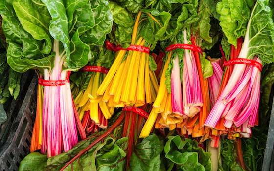 Swiss Chard with Balsamic, Maple Syrup and Fresh Ginger Recipe