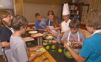 The Essex Resort & Spa offers summer culinary camps for kid, as well as special private family classes