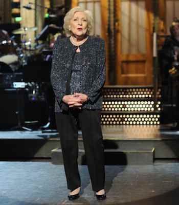 SATURDAY NIGHT LIVE -- Episode 1575 'Betty White' -- Pictured: Betty White -- Photo by: Dana Edelson/NBC