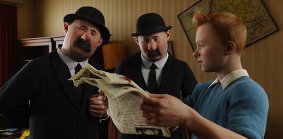 Daniel Craig and Jamie Bellin The Adventures of Tintin